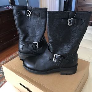 EUC Black moto/biker/combat boots